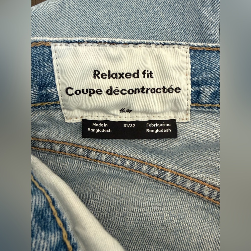 H&M relaxed fit mens jeans